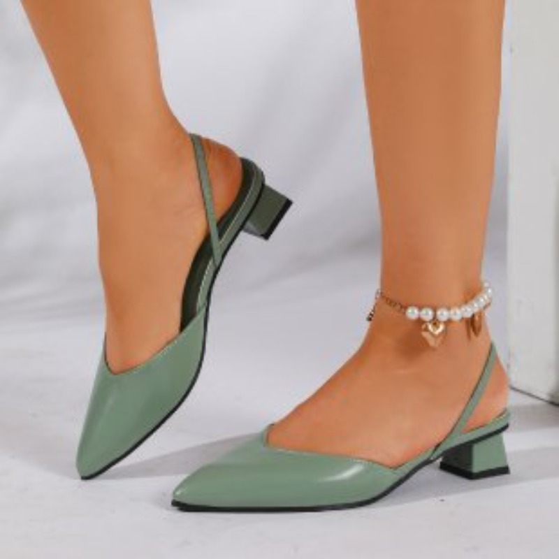 Formal Women Daily Wear Sandals - รองเท้าส้นสูงหัวแหลมแบบเปิดส้นสำหรับผู้หญิงปี 2026 ในสไตล์มินิมอล เหมาะสำหรับงานทางการหรือการสวมใส่ในชีวิตประจำวัน