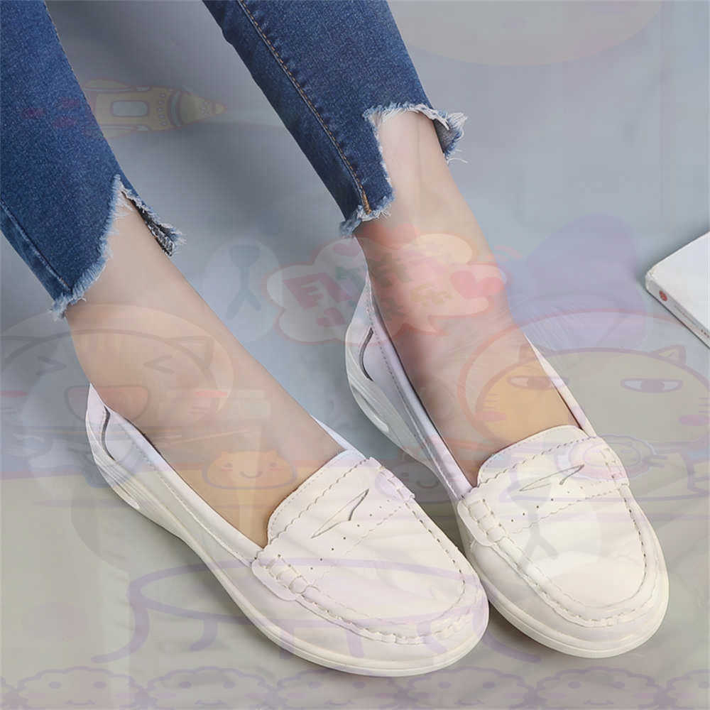 Women Formal Wear M&S - Soft SLIP-ON สตรีขนาดใหญ่รองเท้าเทนนิสสเก็ตบอร์ดสุภาพสตรีรองเท้าผ้าใบแบรนด์หรูกีฬาวิทยาลัย Drop Shipping