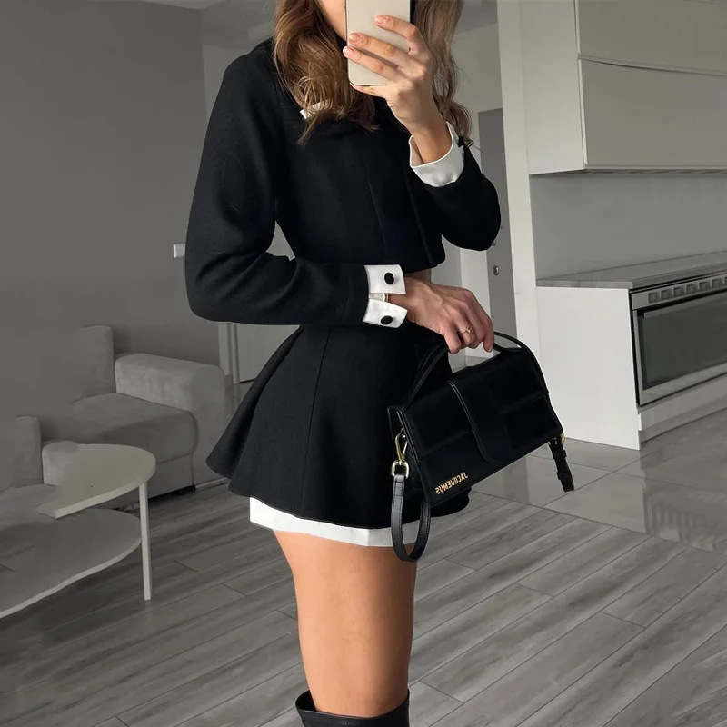 TARU Tweedกางเกงขาสั้นกระโปรง  - Women Formal Wear For Summer บทวิจารณ์และราคา