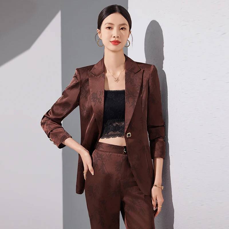 ชุดสูทผ้าคุณภาพสูงสำหรับผู้หญิ - Women Formal Wear Interview บทวิจารณ์และราคา