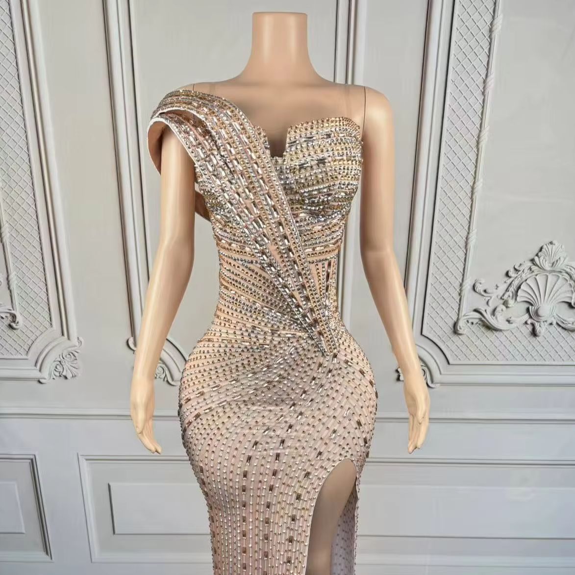 Xiangbin Sparkly คริสตัลอย่างเ - Women Formal Wear Photoshoot บทวิจารณ์และราคา