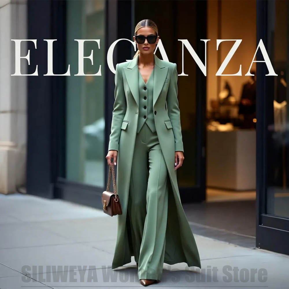 ชุดสูทผู้หญิงสุดชิค แบบสามชิ้น - Women Formal Wear Pants บทวิจารณ์และราคา