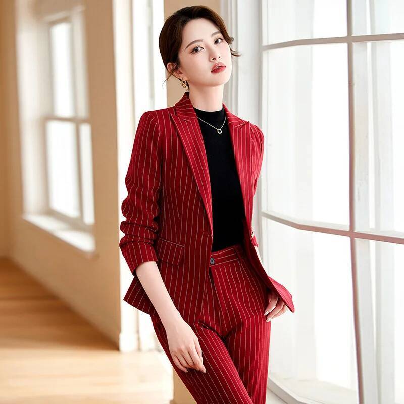 ชุดสูททำงานผู้หญิงไซส์ใหญ่ สำห - Women Formal Wear Interview บทวิจารณ์และราคา
