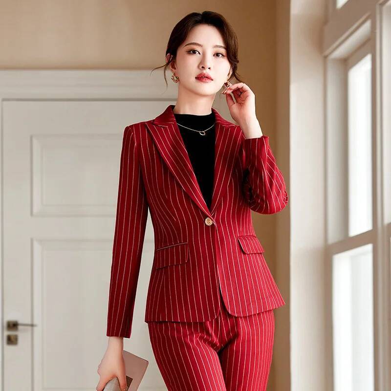 ชุดสูททำงานผู้หญิงไซส์ใหญ่ สำห - Women Formal Wear Interview บทวิจารณ์และราคา
