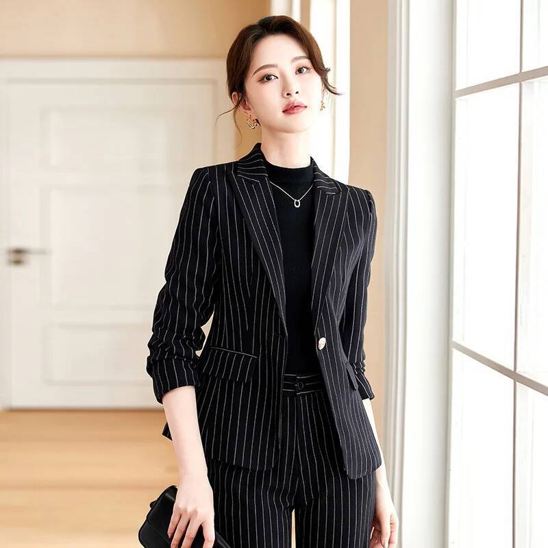 ชุดสูททำงานผู้หญิงไซส์ใหญ่ สำห - Women Formal Wear Interview บทวิจารณ์และราคา