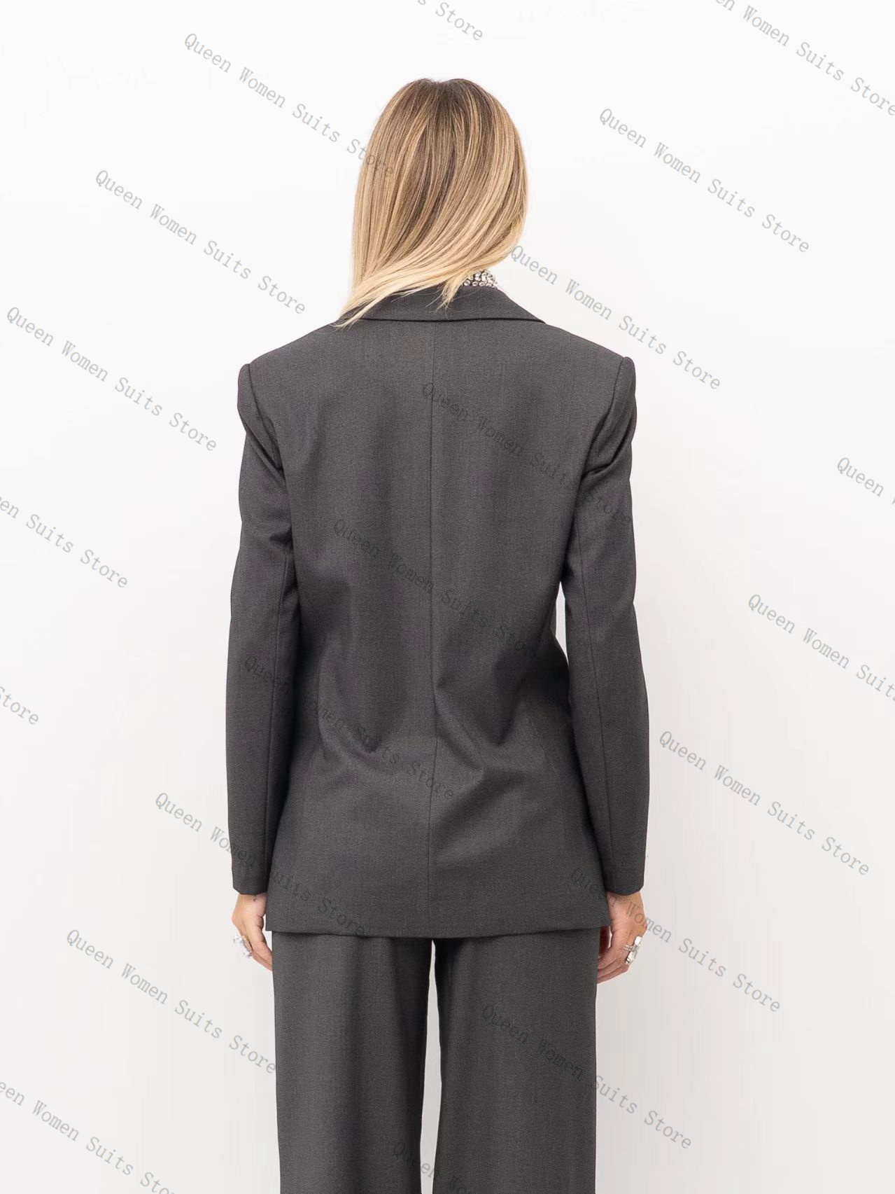 ชุดสูทผู้หญิงสีเทา 2 ชิ้น ประด - Women'S Formal Wear Wedding Guest บทวิจารณ์และราคา