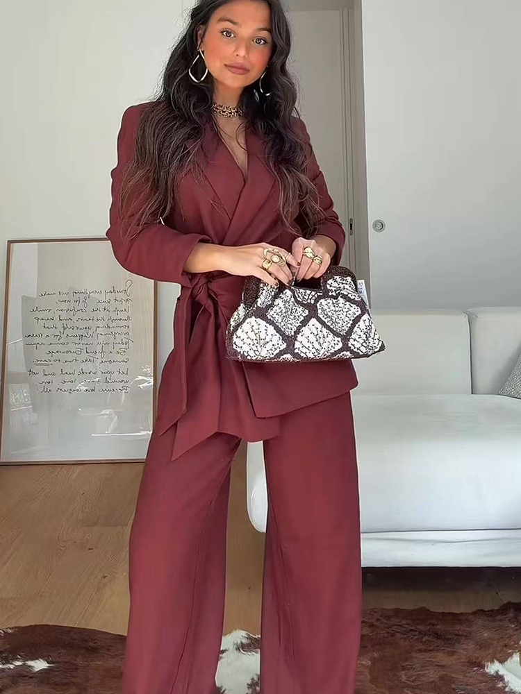 ชุดสูทแฟชั่นสำหรับสุภาพสตรี เส - Women Formal Wear Pants บทวิจารณ์และราคา