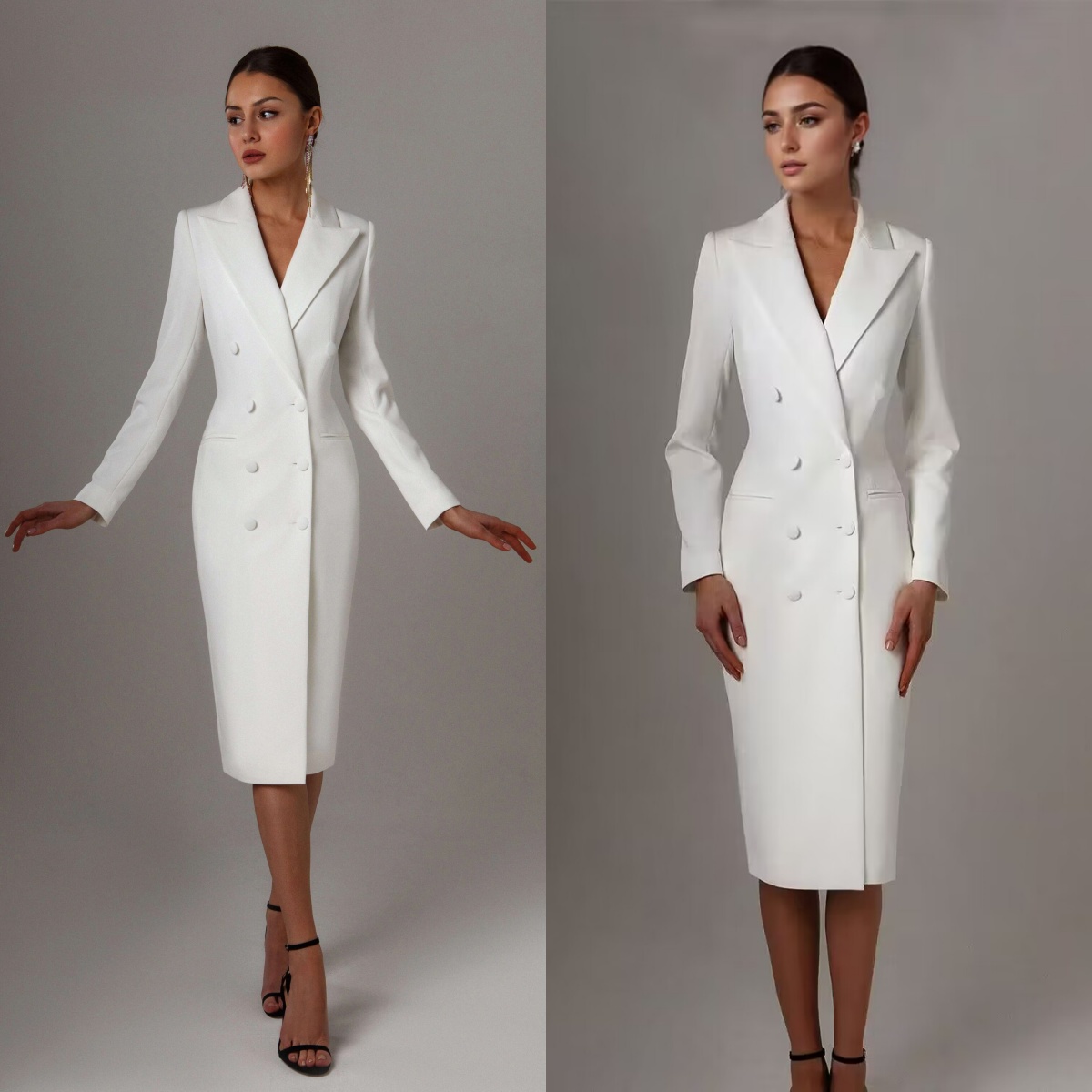 ที่กําหนดเองสีขาวคู่เสื้อแจ็คเ - Women Formal Wear M&S บทวิจารณ์และราคา