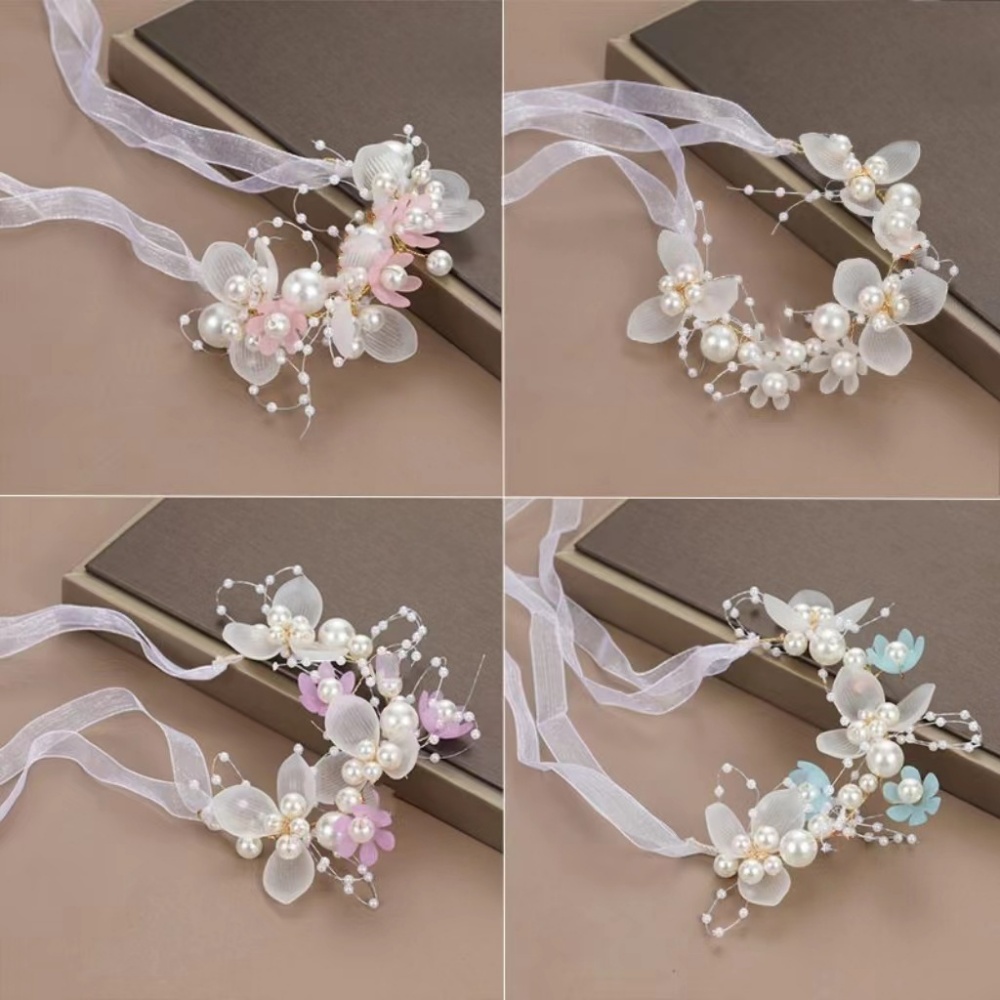 เครื่องประดับผมริบบิ้นลายดอกไม - Women Formal Wear Photoshoot บทวิจารณ์และราคา