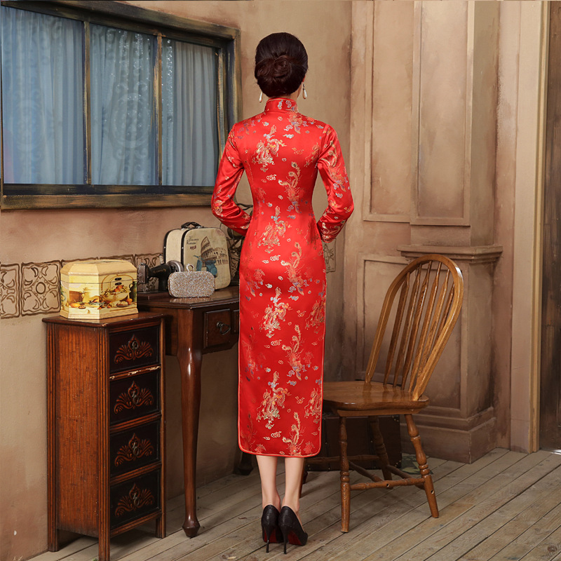 สีแดงจีนเจ้าสาวงานแต่งงาน Qipa - Formal Wear For Women Xl บทวิจารณ์และราคา
