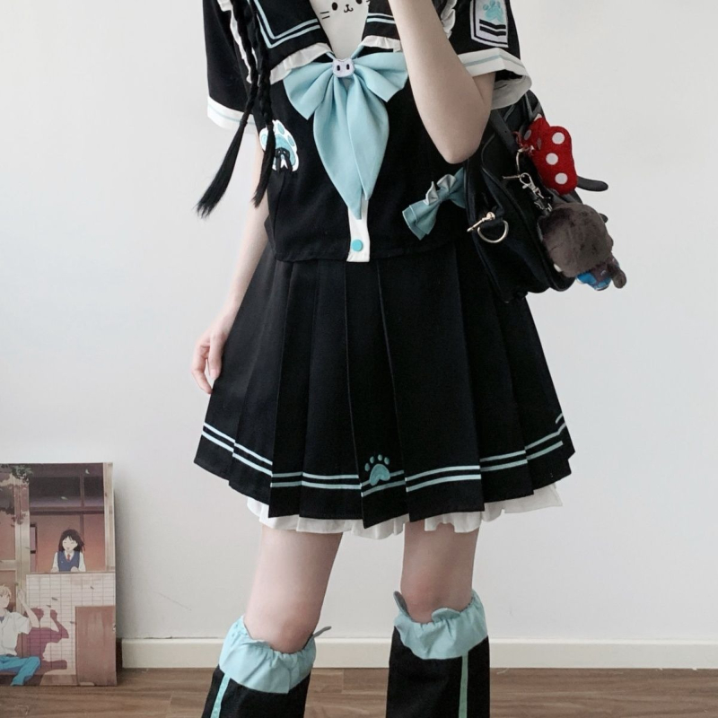 2025 ใหม่ญี่ปุ่นเกาหลี Kawaii  - Pencil Skirt Midi บทวิจารณ์และราคา