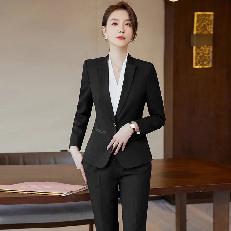 ชุดทำงานสตรีแบบเป็นทางการ สไตล - Women Formal Wear Pants บทวิจารณ์และราคา
