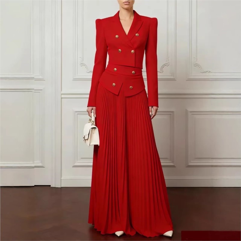 ชุดสูท 2 ชิ้น ดีไซน์หรูหรา เสื - Women Formal Wear For Summer บทวิจารณ์และราคา