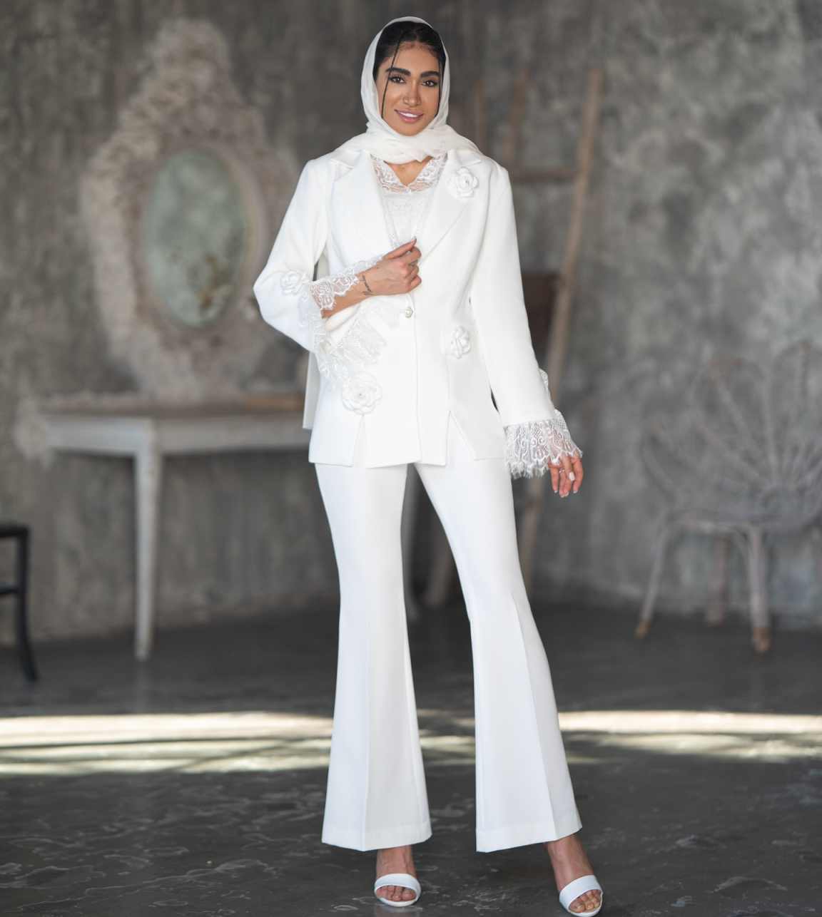 ชุดสูทผู้หญิงสุดชิค พร้อมลูกไม - Women'S Formal Wear Wedding Guest บทวิจารณ์และราคา