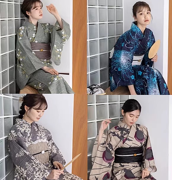 ชุดกิโมโน/ยูกาตะญี่ปุ่นสำหรับผ - Women Formal Wear Photoshoot บทวิจารณ์และราคา
