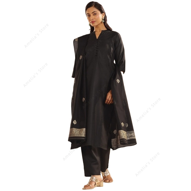 ชุดคุर्ตะ กางเกง และผ้าคลุมไหล - Women Formal Wear Ethnic บทวิจารณ์และราคา