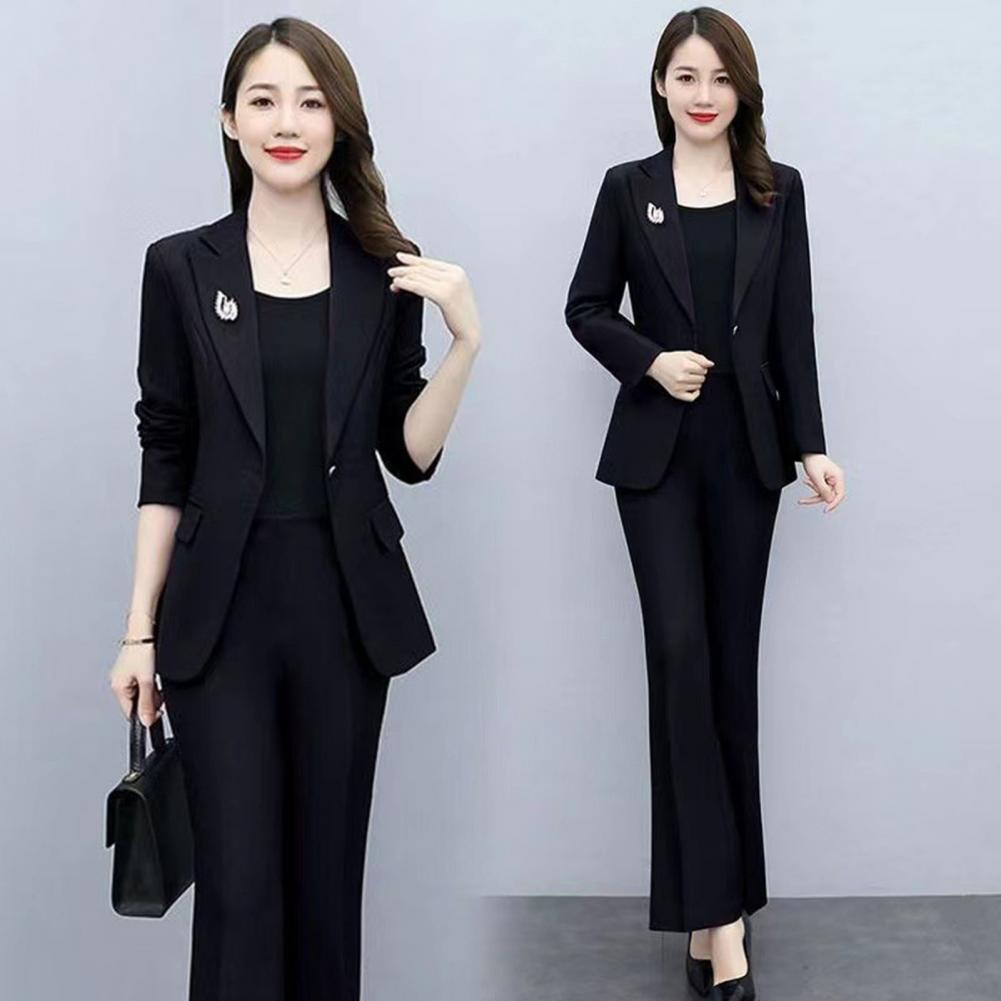 ชุดสูทผู้หญิง 2 ชิ้น/เซ็ต เสื้ - Women Formal Wear Pants บทวิจารณ์และราคา